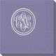 Double Circle Monogram Napkins Image 2 of 5